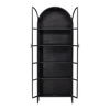 Kiera Cabinet Black, Cabinets & Sideboard by Dovetail, 32" width x 86" height x 16" depth thumbnail 5