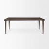 Suvan 84'L x 42'W Rectangular Dining Table | Modern | Med-Dark Brown Wood | Seats 8, by Mercana, 84" length x 42" width x 30" height thumbnail 4