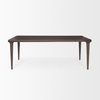 Suvan 84'L x 42'W Rectangular Dining Table | Modern | Med-Dark Brown Wood | Seats 8, by Mercana, 84" length x 42" width x 30" height thumbnail 4