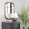 Malone Brass Mirror, by Uttermost, 24" width x 36.5" height x 1.25" depth thumbnail 4