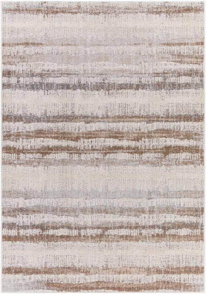 Siyah Machine Woven Rug, by Surya, 6'11.86" length x 5'2.99" width