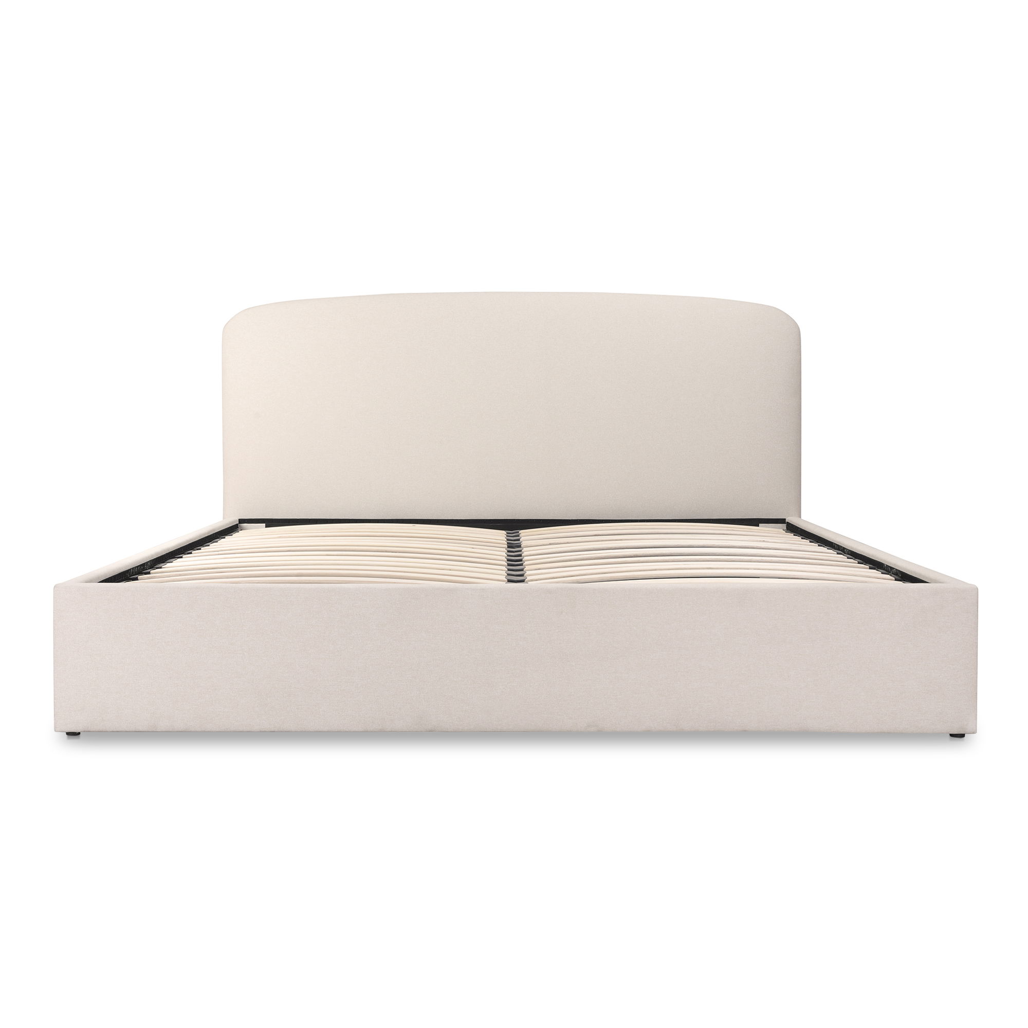 Joan Queen Storage Bed Cream large image 