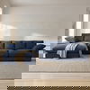 Plunge Large Sectional Navy, Sectional Sofa by Moe's Home, 147.5" width x 34" height x 46" depth thumbnail 5