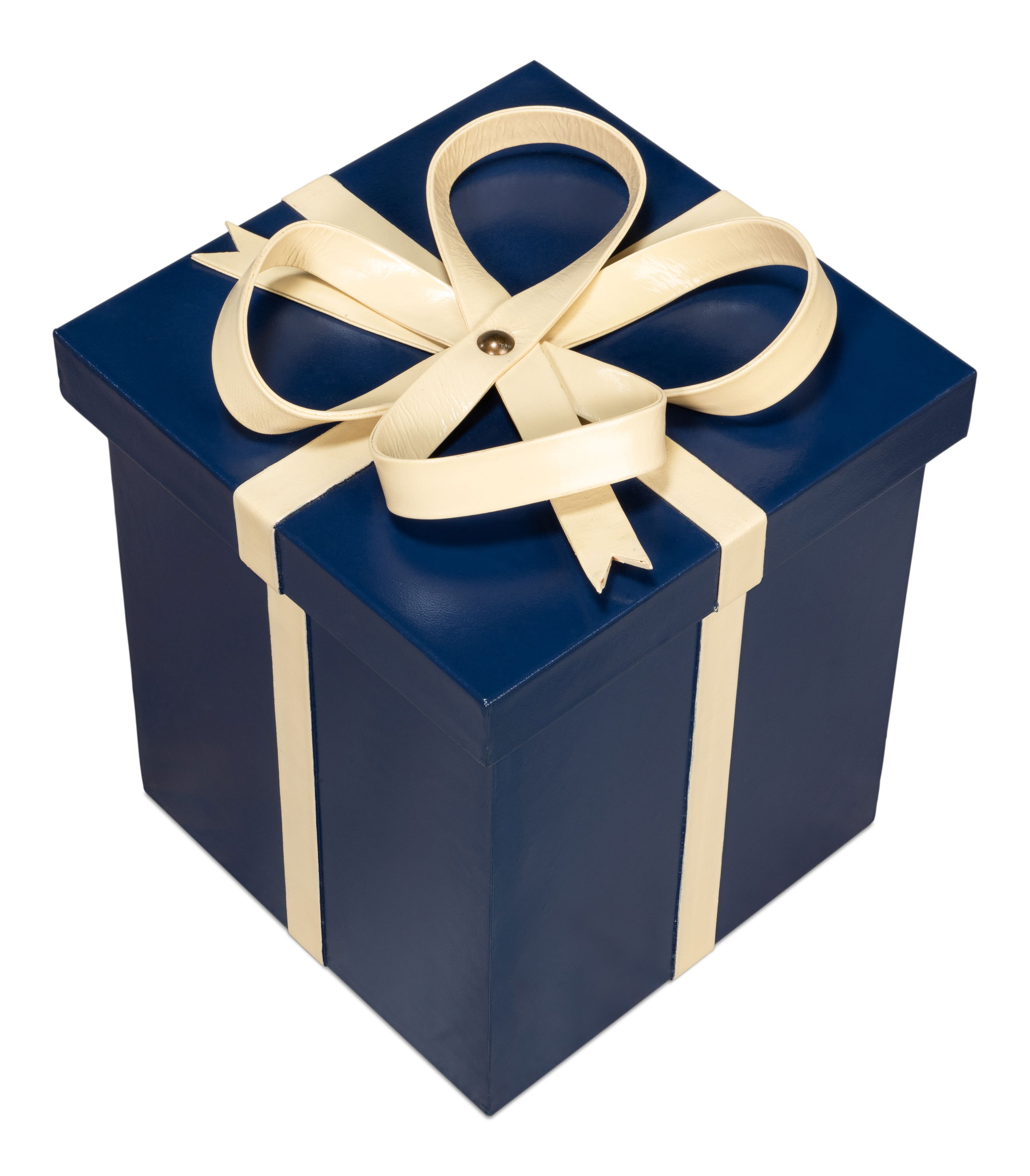 Ferrell Leather Holiday Boxes,S/3,Navy large image 