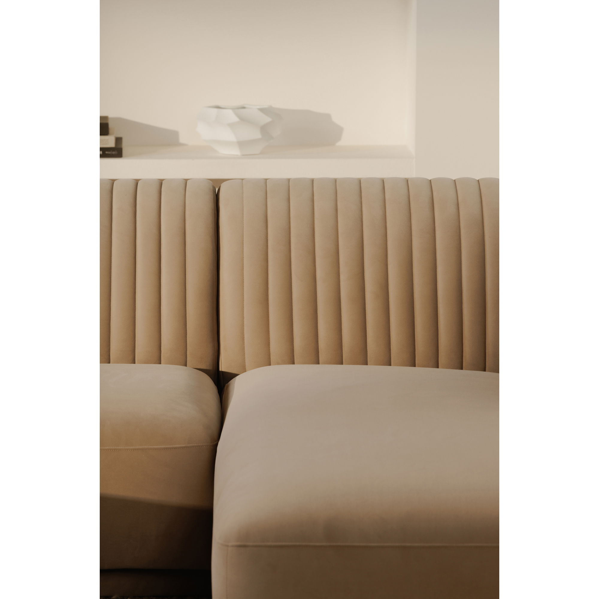 Zandro Right Sectional Beige large image 