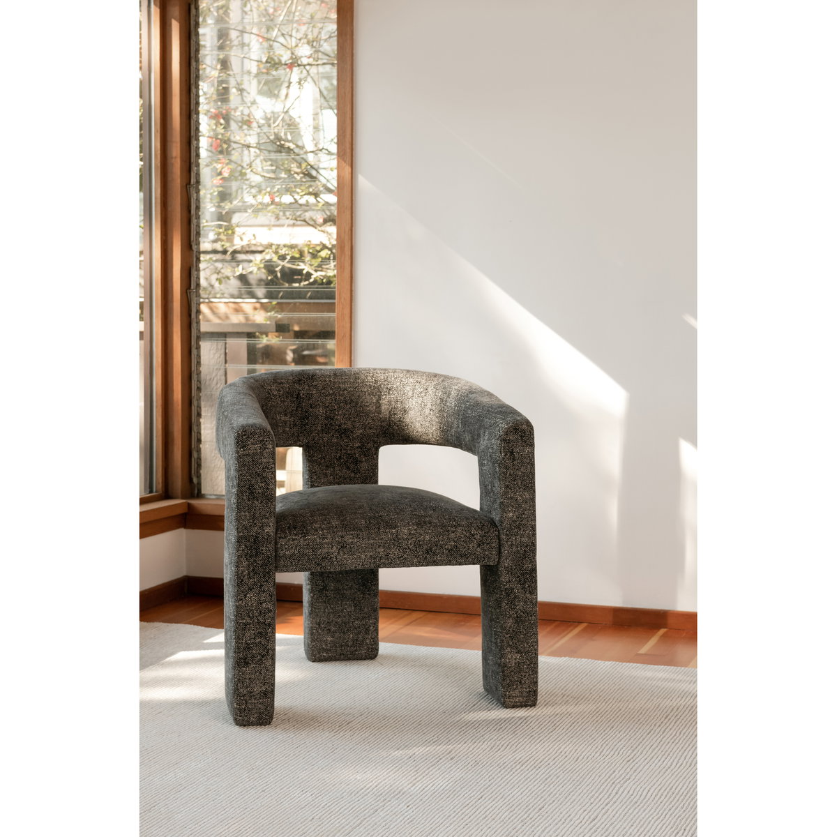 Elo Chair Black, Accent Chair by Moe's Home, 29" width x 32" height x 28" depth View 9