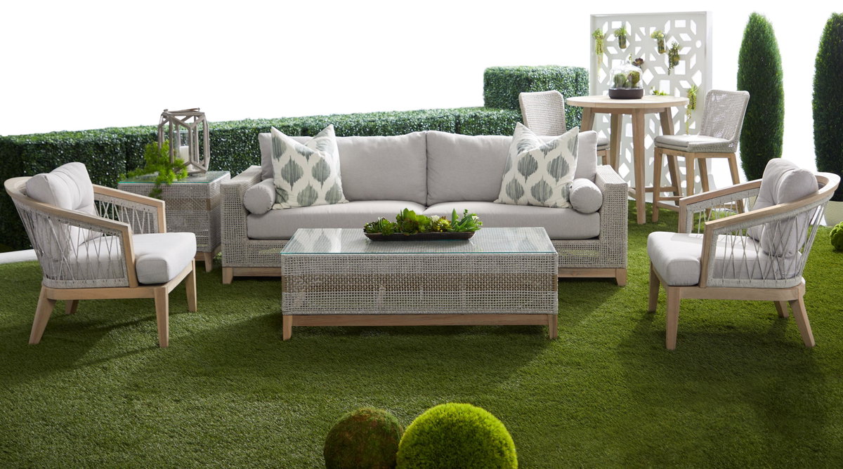 Web Outdoor Club Chair, Accent Chair by Essentials for Living, 30" width x 32" height x 30.5" depth View 12