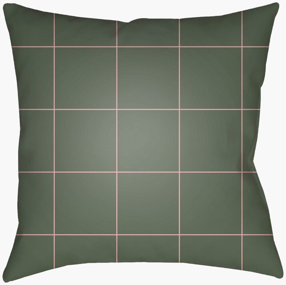 Gridwork Accent Pillow, Decorative Pillow by Surya, 16" length x 16" width
