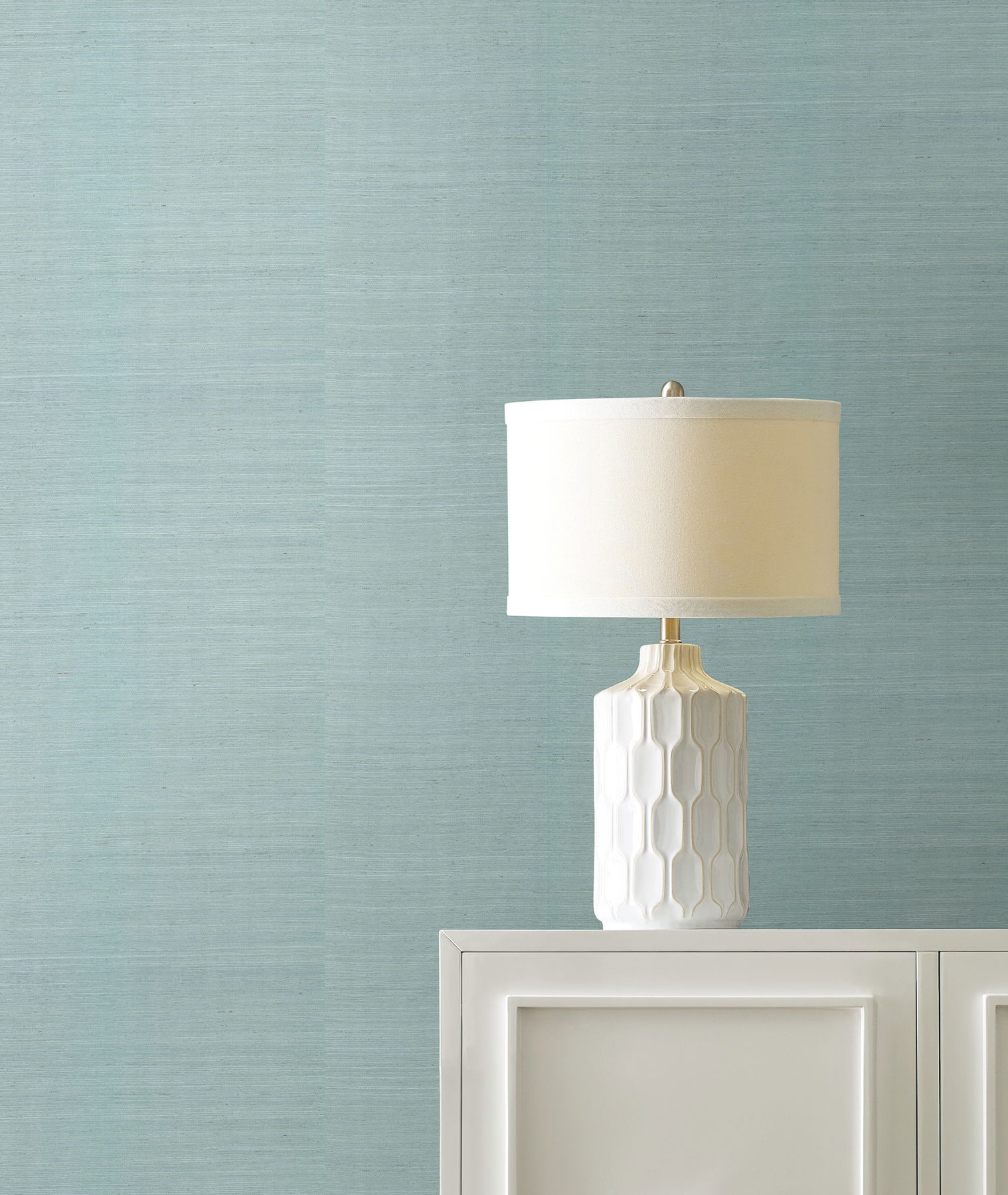 Maguey Sisal Celadon Wallpaper large image 