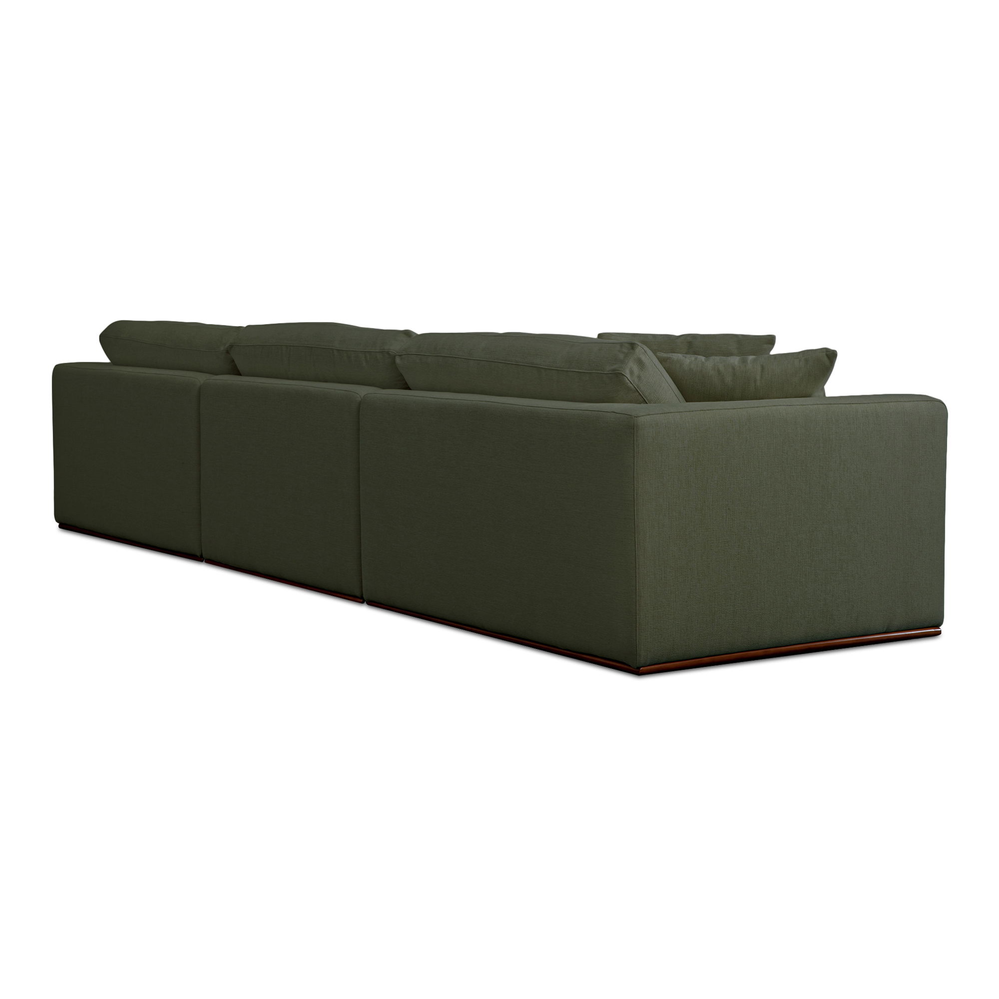 Rue Lounge Modular Sectional Deep Green large image 