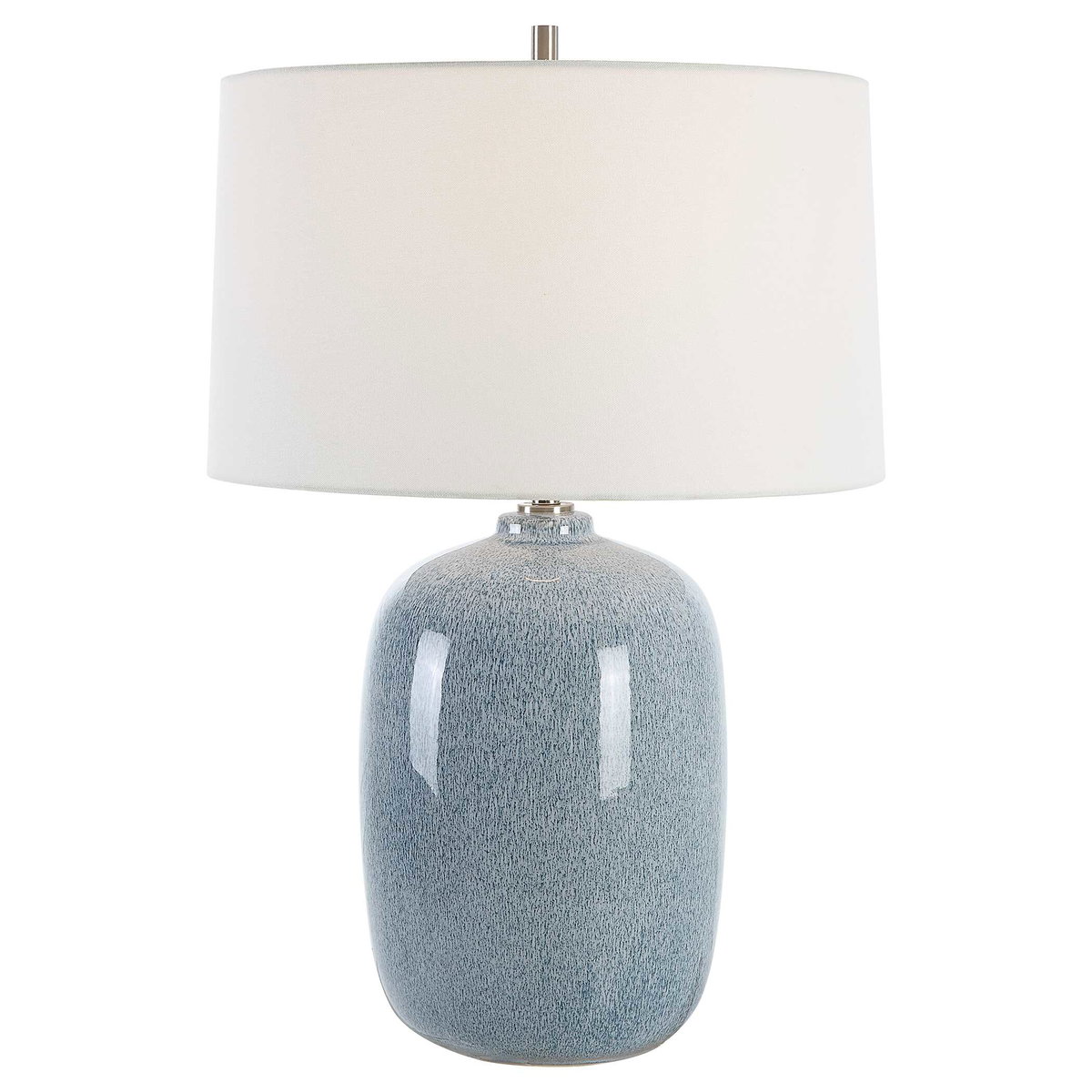 Jubilee Sky Blue Table Lamp, by Uttermost, 18" width x 26.75" height x 18" depth View 1