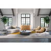 Chameau Medium Coffee Table Black And White, by Moe's Home, 42" width x 12" height x 42" depth thumbnail 6