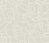 Robotics Beige Peel & Stick Wallpaper, by York Wall, 20' length x 2'3" width x 0.02" depth thumbnail