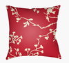 Chinoiserie Floral Accent Pillow, Decorative Pillow by Surya, 20" length x 20" width thumbnail