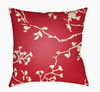 Chinoiserie Floral Accent Pillow, Decorative Pillow by Surya, 22" length x 22" width thumbnail