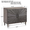 Shield Gray Oak 2 Door Cabinet thumbnail 2