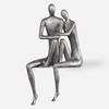 Courtship Antique Nickel Figurine thumbnail 0