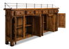 Covent Gardens Sideboard, Fruitwood, Cabinets & Sideboard by Sarreid, 96" length x 12" width x 43" height thumbnail 8