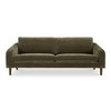 Quinn Sofa Cedar Green, Sofas & Sectional by Moe's Home, 86.6" width x 33.5" height x 34.8" depth thumbnail 1