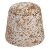 Gumdrop Cow Hide Ottoman thumbnail 4