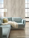 Wide Wooden Planks Grey & Black Wallpaper thumbnail 3