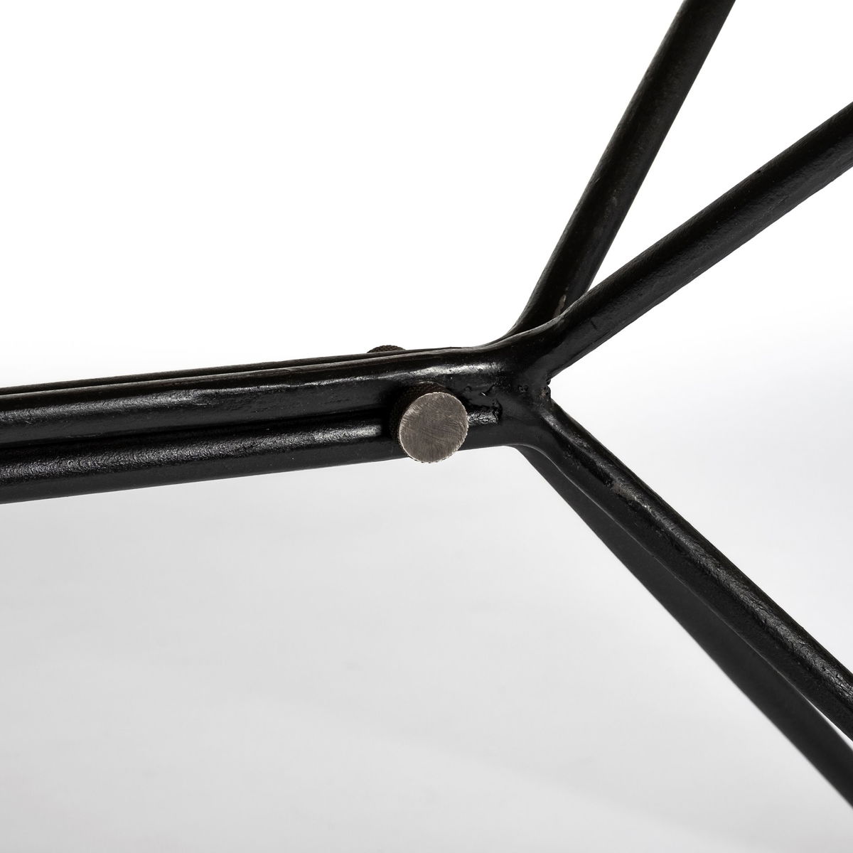 Papillion 84'L x 40'W Rectangular Dining Table | Modern | Blonde Wood & Black Metal | Seats 8, by Mercana, 84" length x 40" width x 30" height View 12