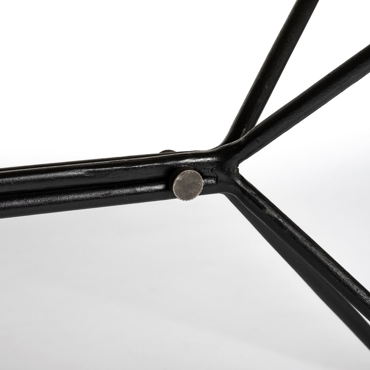 Papillion 84'L x 40'W Rectangular Dining Table | Modern | Blonde Wood & Black Metal | Seats 8, by Mercana, 84" length x 40" width x 30" height View 12