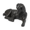 Czar 11L x 7W Black Metal Labrador Retriever, Decorative Object by Mercana, 11" length x 6.75" width x 4.75" height thumbnail 1