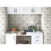 Wildflower Black & White Wallpaper, by York Wall, 33' length x 1'8.5" width x 0.02" depth thumbnail 3
