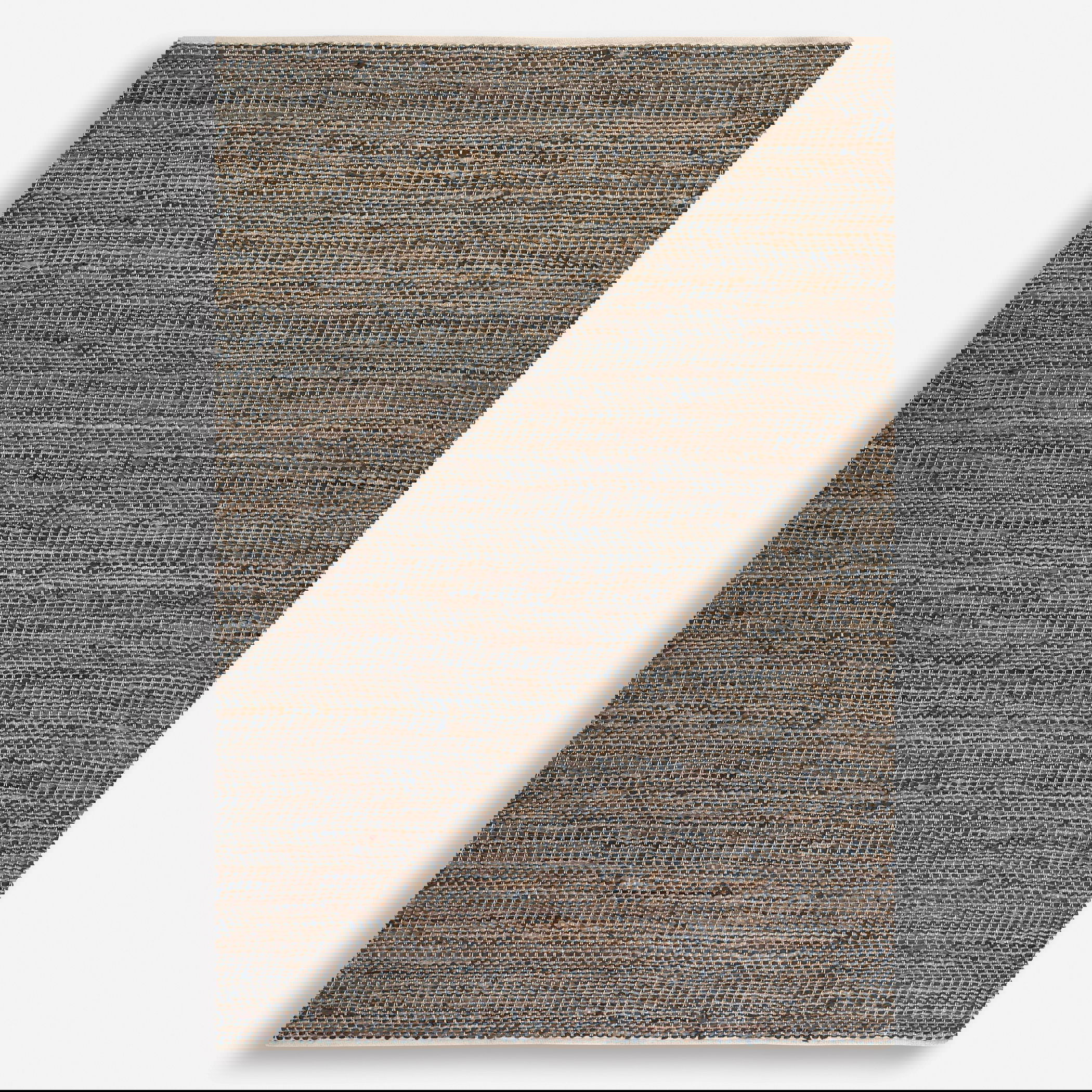 Tobais 8 X 10 Rescued Leather & Hemp Rug, by Uttermost, 8' width x 10' height x 0.37" depth View 1