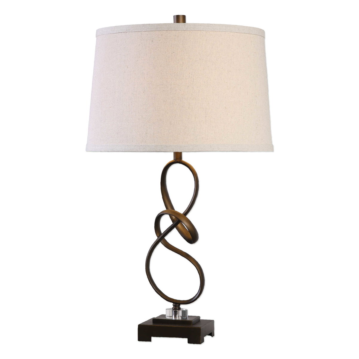Tenley Oil Rubbed Bronze Lamp, by Uttermost, 1'4" width x 2'3.25" height x 1'2" depth View 1