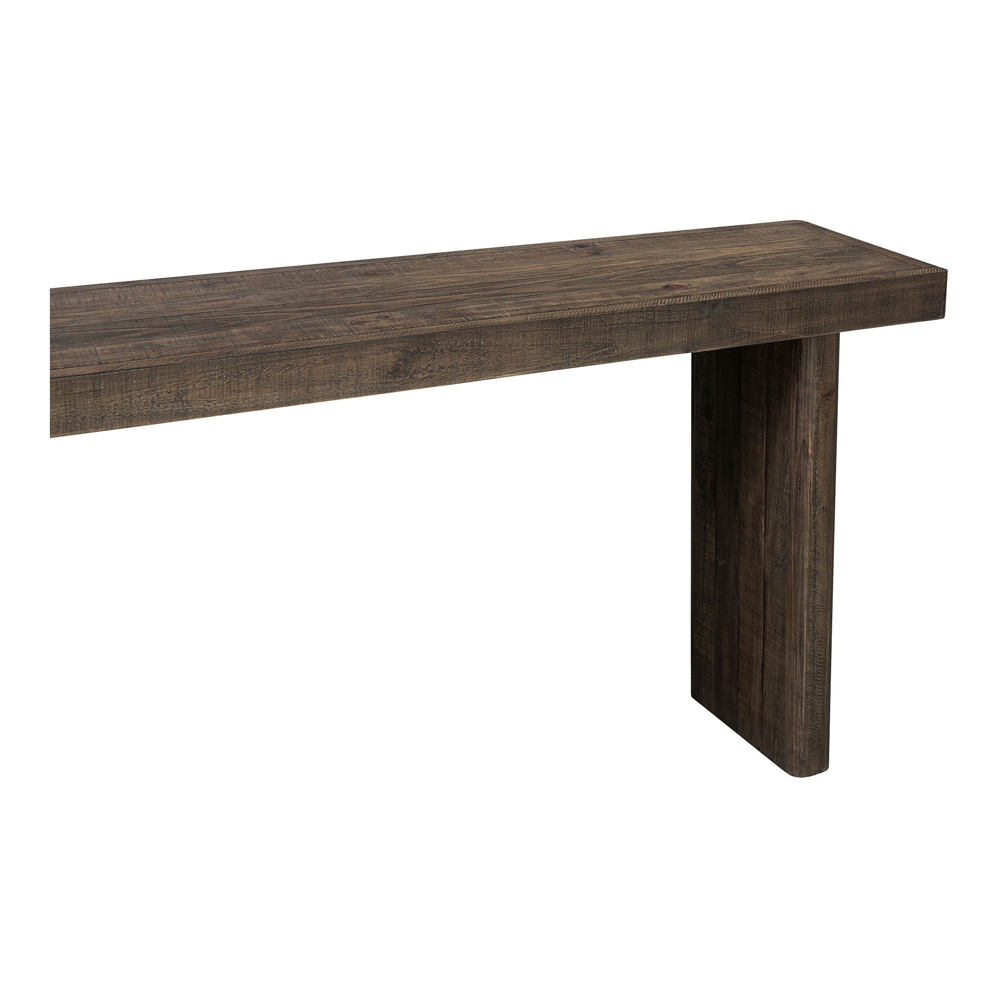 Monterey Console Table Aged Brown, by Moe's Home, 60" width x 30" height x 15.75" depth View 6