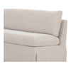 Fable Slipcover Dining Bench Beige thumbnail 4