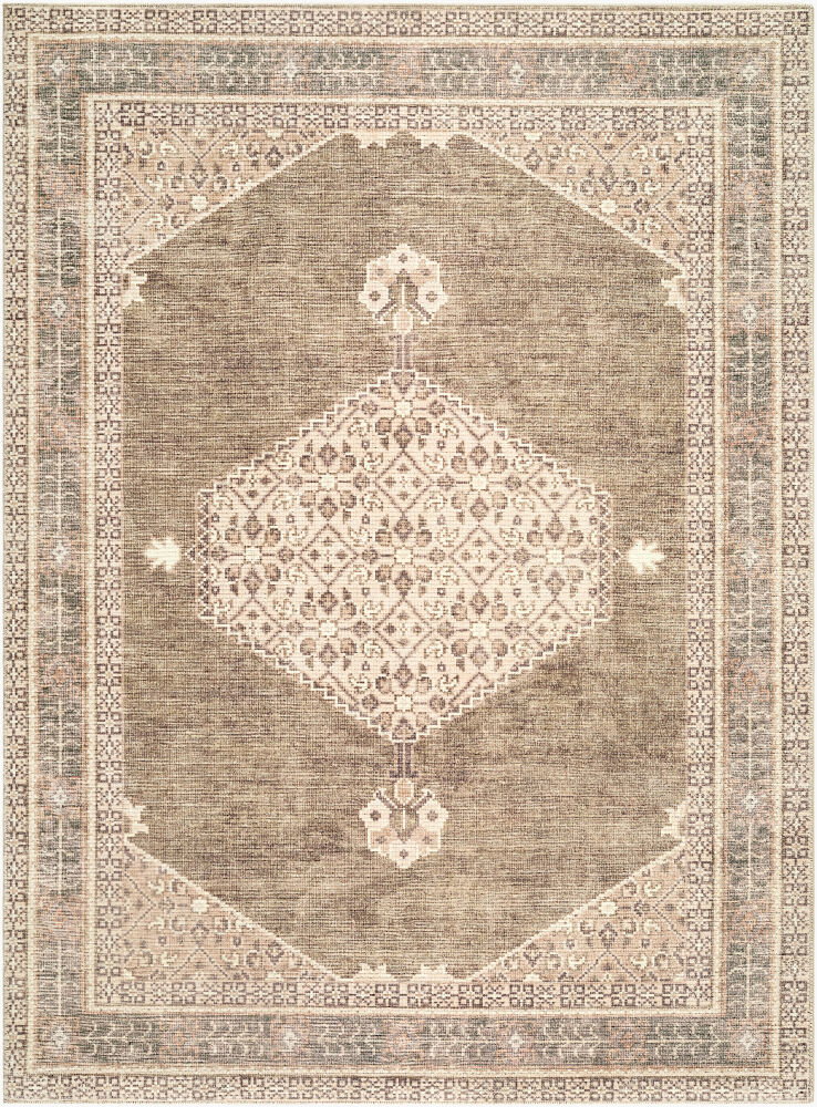 Lila Machine Woven Rug, by Surya, 1'3.75" length x 1'3.75" width