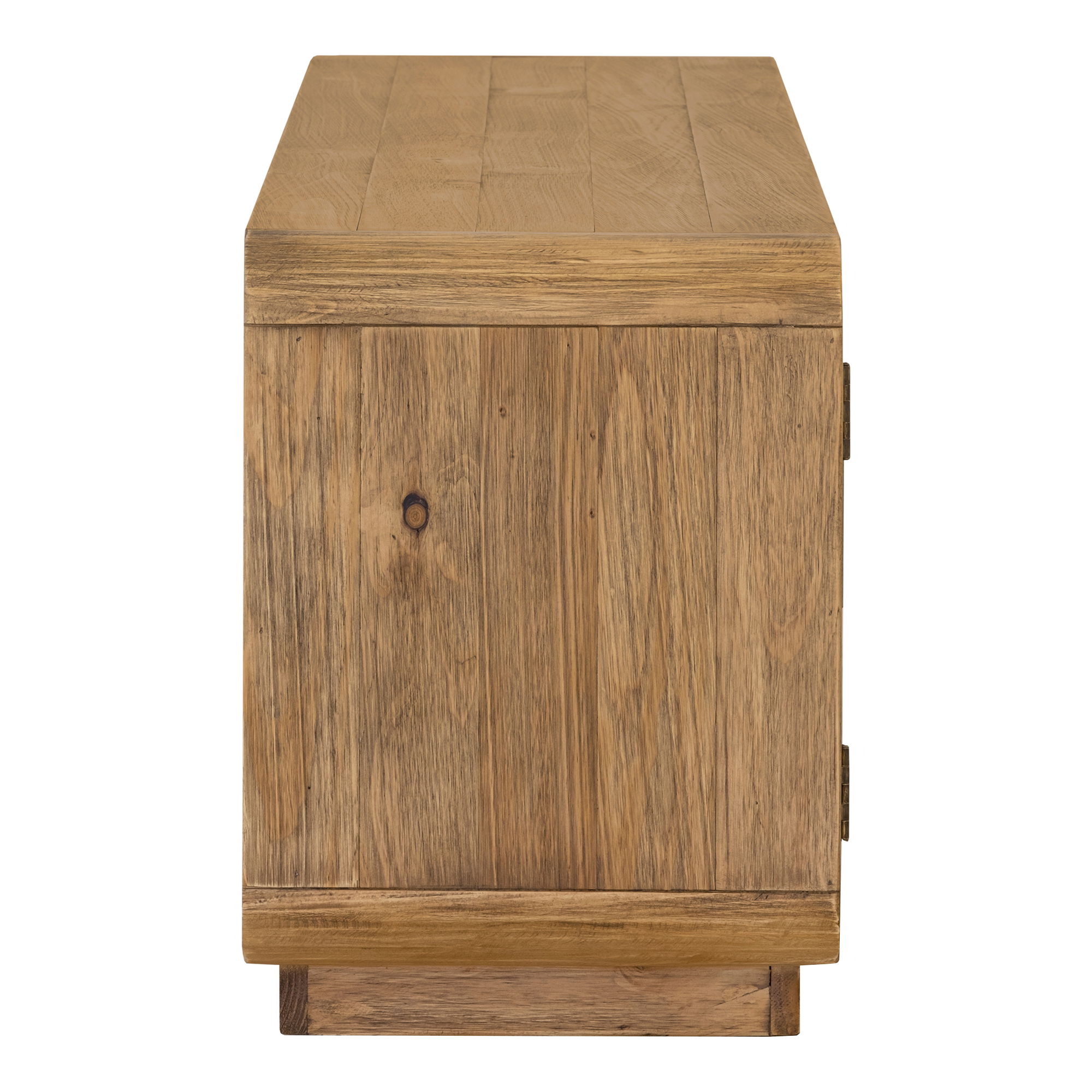 Monterey Media Cabinet Rustic Blonde large image 