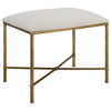 Avenham Small Gold Framed Bench thumbnail 3