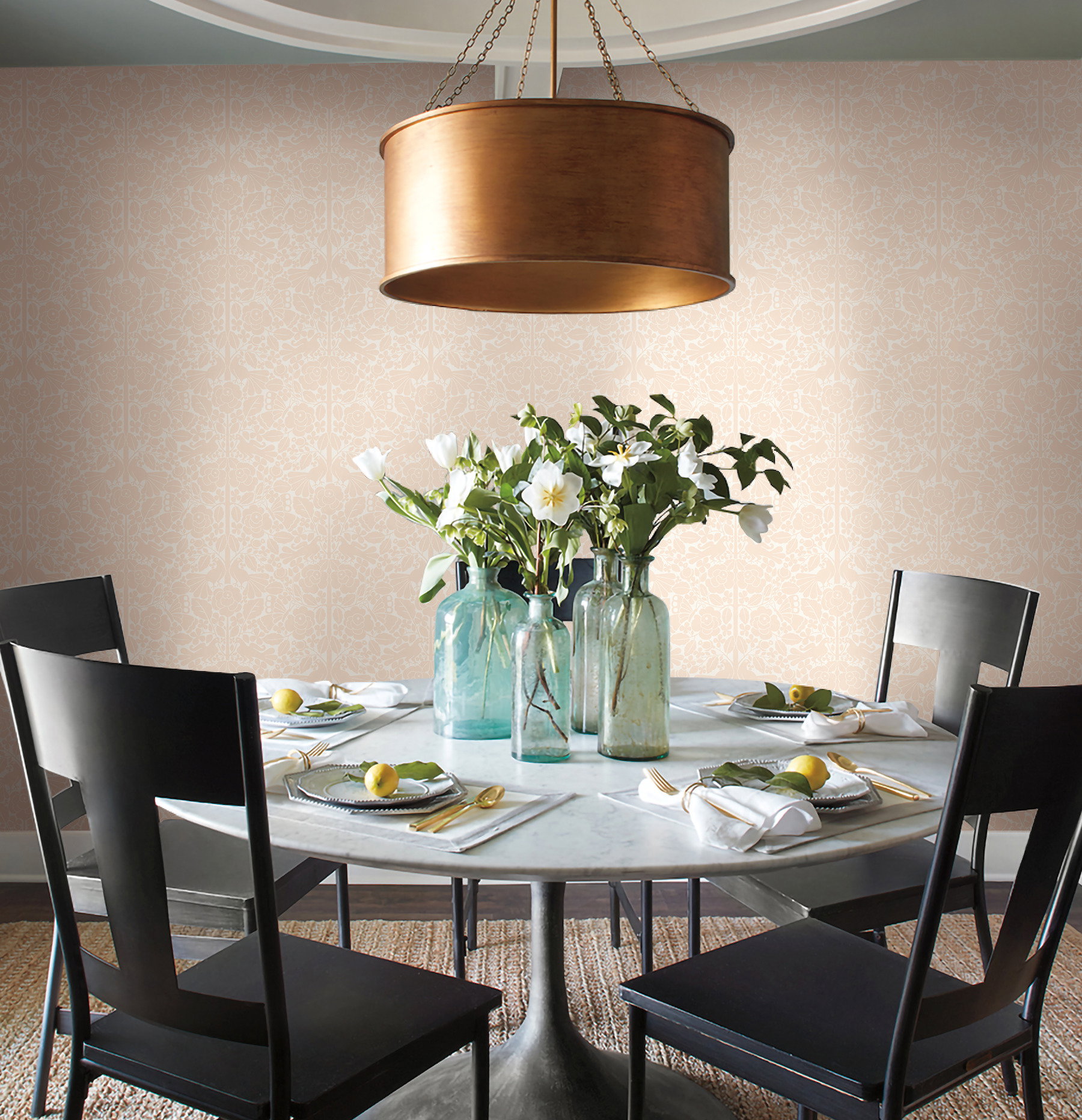 Fairy Tales Pink Wallpaper, by York Wall, 33' length x 1'8.5" width x 0.02" depth View 2