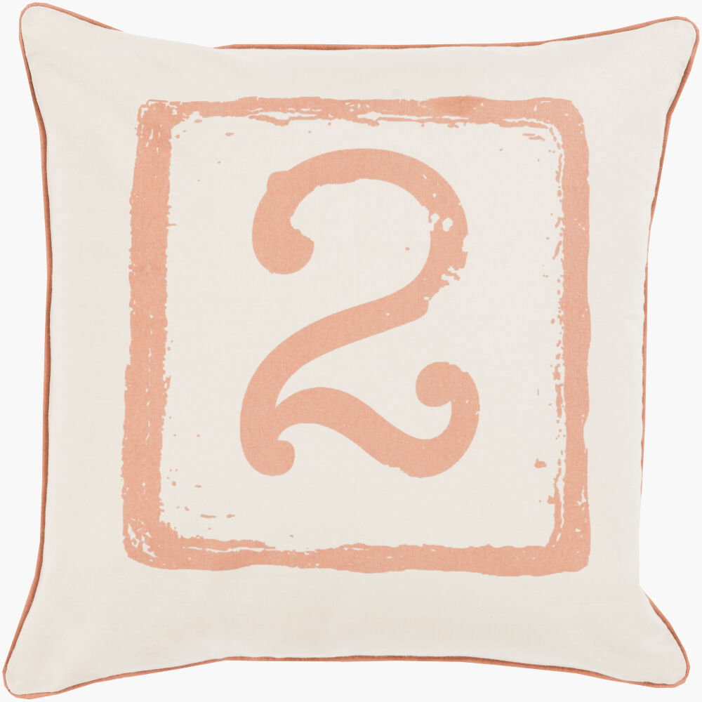 Big Kid Blocks Accent Pillow, Decorative Pillow by Surya, 18" length x 18" width