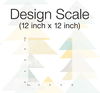 Triangles Aqua & Yellow Peel & Stick Wallpaper thumbnail 3