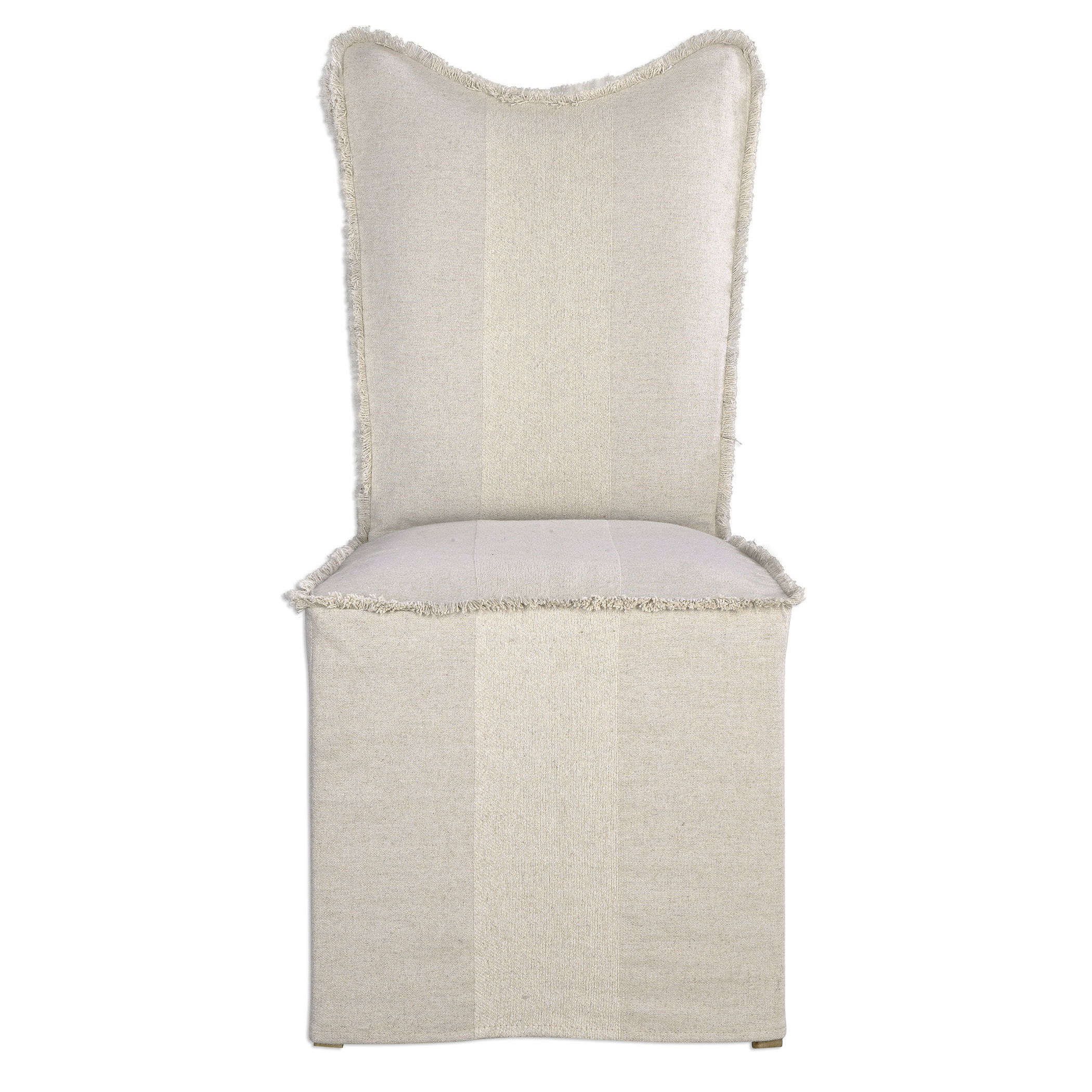 Lenore Armless Chairs, Flax, Set Of 2 large image 