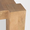 Beth Light Brown Wood Rectangular Dining Table thumbnail 7