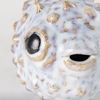 Spike I (Small) 8L x 4W Off-White Ceramic Puffer Fish thumbnail 6