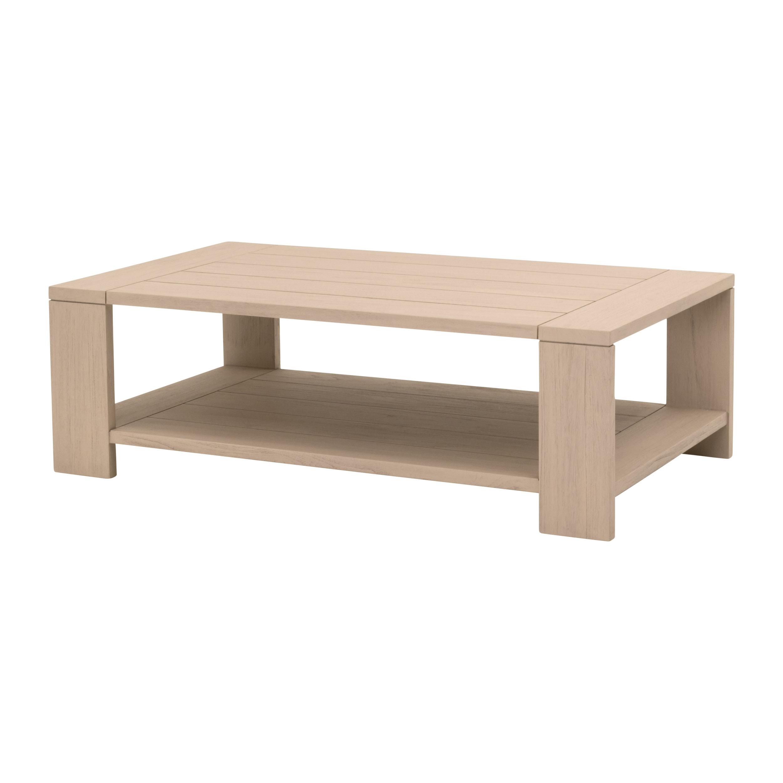 Sur Outdoor Coffee Table, by Essentials for Living, 52" width x 16.75" height x 30.25" depth View 2