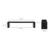 Post Large Dining Bench Black thumbnail 6
