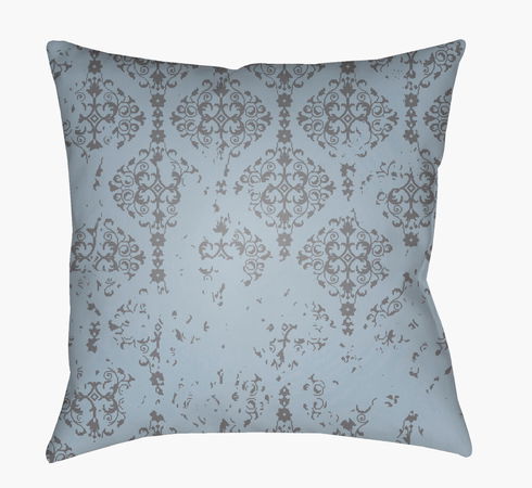 Moody Damask Accent Pillow