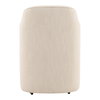 Londyn Dining Chair Cream, by Dovetail, 25" width x 35" height x 27.75" depth thumbnail 4