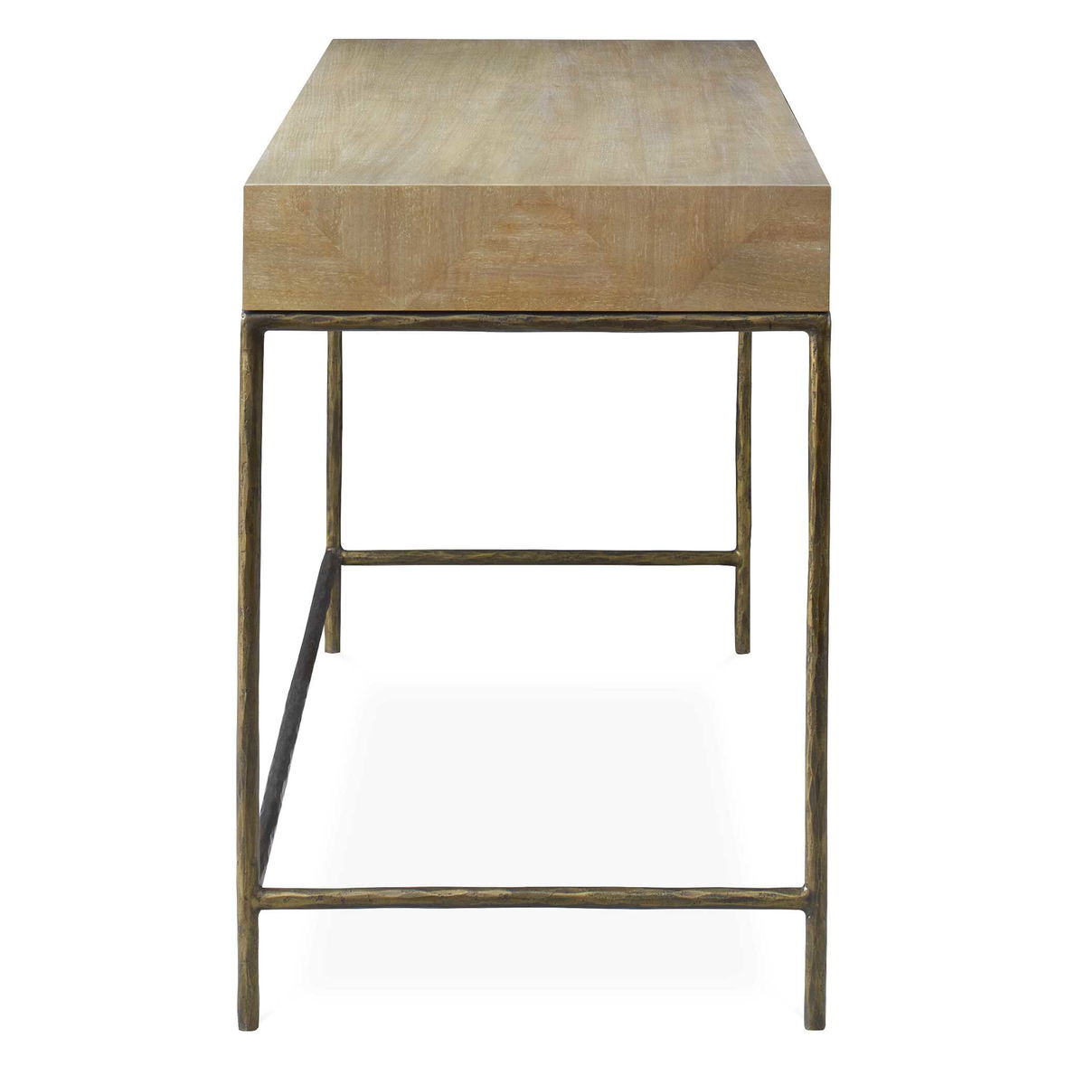 Aristotle Natural Wood Modern Desk, by Uttermost, 52" width x 30" height x 20" depth View 7