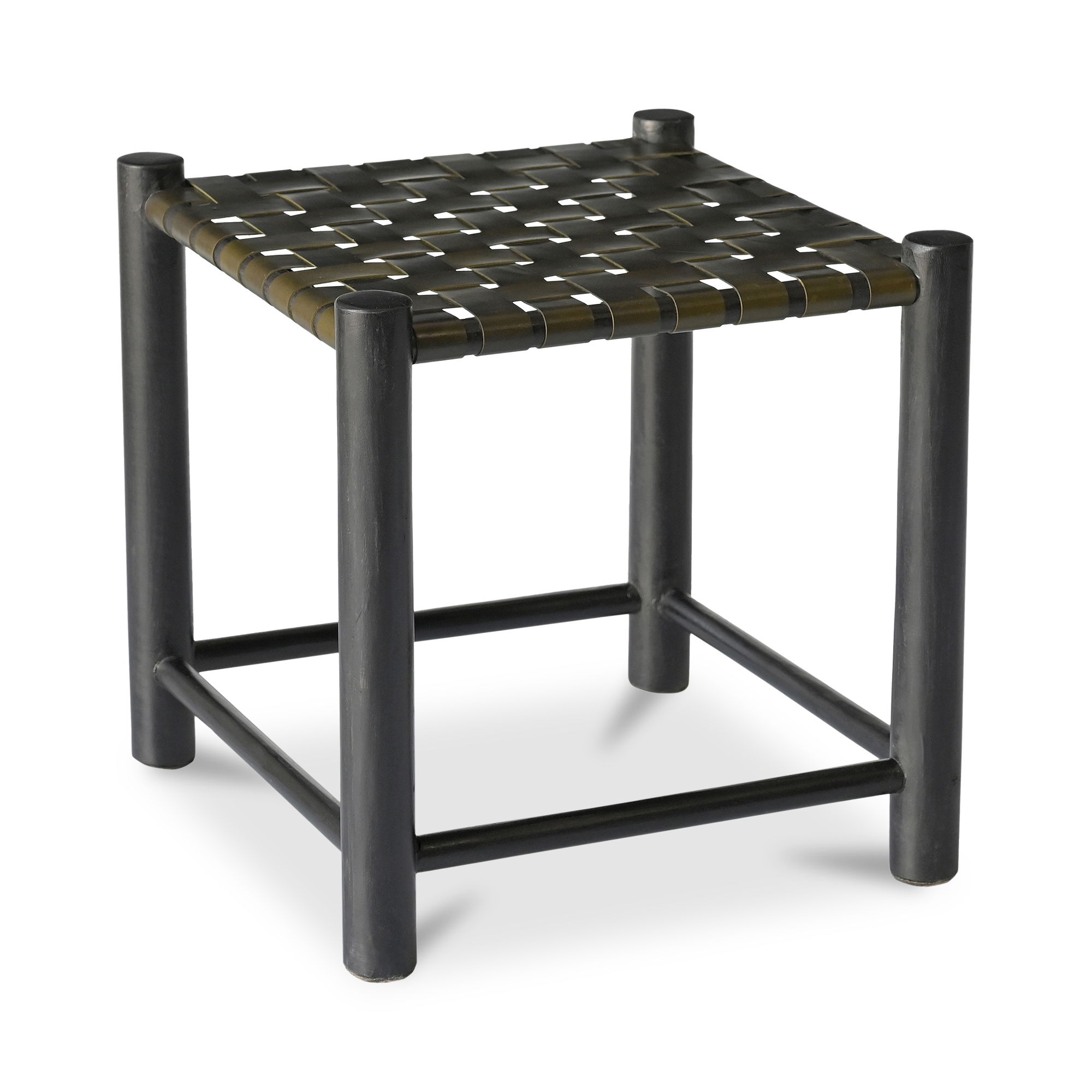 Selby Stool Olive, Counter & Bar Stool by Moe's Home, 18" width x 18" height x 18" depth View 2