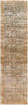 Antique One of a Kind Handmade Rug, by Surya, 12'2" length x 3'2" width thumbnail
