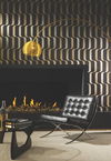 Ribbon Black Wallpaper, by York Wall, 33' length x 1'9" width x 0.02" depth thumbnail 2